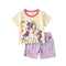 Toddlers Unicorn Suit Beige T-Shirt and Shorts Set
