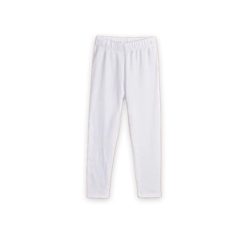 White Basic Tights For Baby Girls 17499