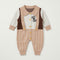 Woolen Striped Baby Boys Formal Romper 0–18 Months