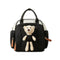 Diaper Storage Bag Black Teddy 0m+