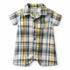 Baby Boy Onesie Romper Checks Print