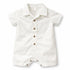 Baby Boy Onesie Romper White
