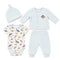 Fleece Baby Boy Suit Bodysuit Set 0-9M