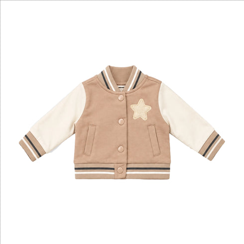 Cotton Fleece Baby Boy Suit Jacket Bodysuit Trouser Suit Set