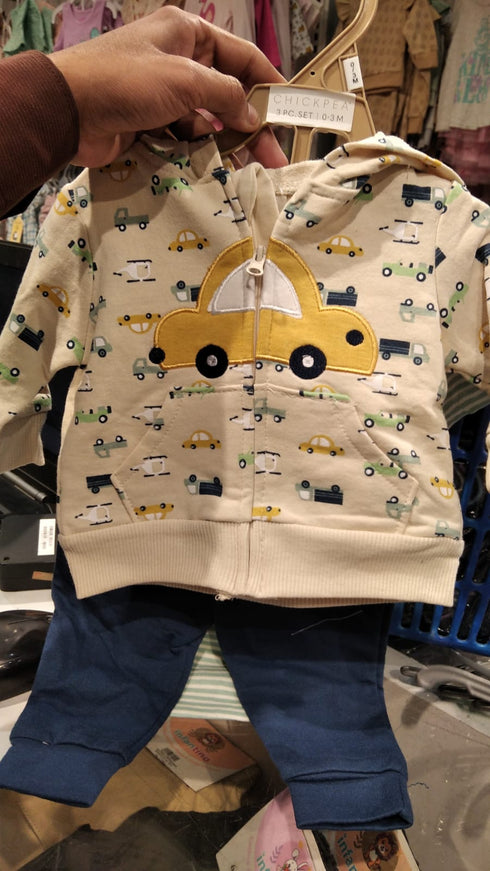 Baby Boy Suit Jacket Bodysuit Trouser Suit Set