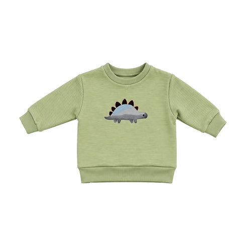 Green Dino Baby Boy Suit T-Shirt Sweatshirt Trouser