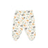 Cotton Baby Boy Suit Safari Set Shirt Feet Covered Trouser with Bodysuit & Cap 0-9M