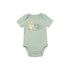 Cotton Baby Boy Suit Safari Set Shirt Feet Covered Trouser with Bodysuit & Cap 0-9M
