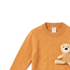 Woolen Mustard Baby Boy Sweater with Teddy Bear Stuff Toy