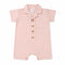Baby Boys Formal Onesie Romper Peach Striped