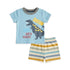 Baby Boys T-Shirt Bodysuit & Shorts Set Blue Dino Set