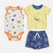 Baby Boys T-Shirt Bodysuit & Shorts Set Blue My Universe Set