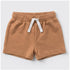 Baby Boys T-Shirt & Shorts Set with Bib & Socks Brown Dino Set