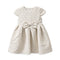 Metallic Baby Girl Frocks Polka Dot 6-24M