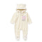 Baby Girl Winter Zipper Romper 0-9M