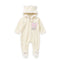 Baby Girl Winter Zipper Romper 0-9M