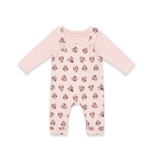 Minnie Baby Girl Suit Dangri Pink 0-24 Months