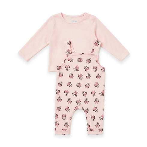Minnie Baby Girl Suit Dangri Pink 0-24 Months
