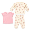 Baby Girl Suit Sweatshirt T-Shirt Trouser Set 3-24 Months
