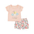 Baby Girls 2 T-Shirts & 2 Shorts Set Floral Set