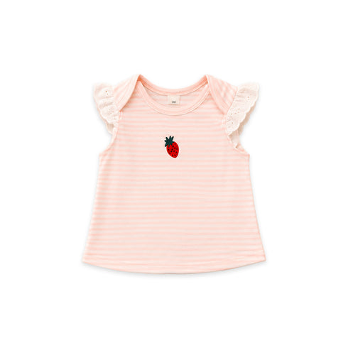 Baby Girls 3 Pc Suit T-Shirt Shorts and Headband Pink Blue