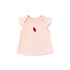 Baby Girls 3 Pc Suit T-Shirt Shorts and Headband Pink Blue