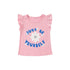 Baby Girls 3-Piece Set 2 T-Shirts 1 Shirt Blue Pink Floral Set