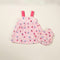 Baby Girls Cotton Suit Set Frock and Panty Pink Floral