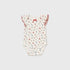Baby Girls Pack of 3 Onesies Party Wear White Blue Textured Printed