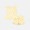Baby Girls Suit Set Cotton Frock Shorts Lemon Yellow Printed