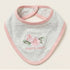 Baby Girls T-Shirt & Shorts Set with Bib & Socks Pink Smell So Sweet Floral Set