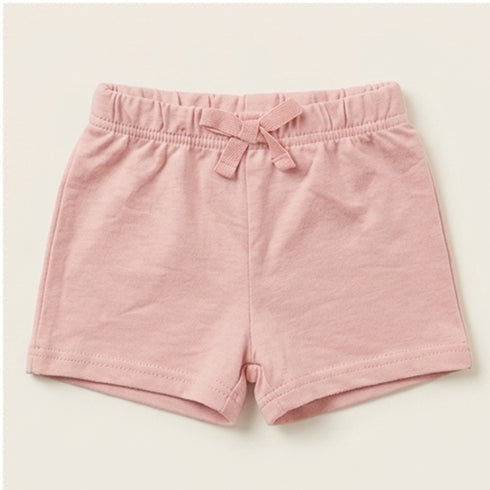 Baby Girls T-Shirt & Shorts Set with Bib & Socks Pink Smell So Sweet Floral Set