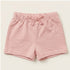 Baby Girls T-Shirt & Shorts Set with Bib & Socks Pink Smell So Sweet Floral Set