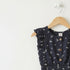 Baby Jumpsuit Dark Grey Floral Print