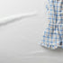 Baby Jumpsuit with Headband Blue Floral Checks