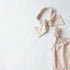 Baby Jumpsuit with Headband Green & Pink Checks