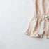 Baby Jumpsuit with Headband Green & Pink Checks