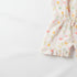 Baby Jumpsuit with Headband White Pink Flowers