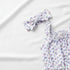 Baby Jumpsuit with Headband Butterfly