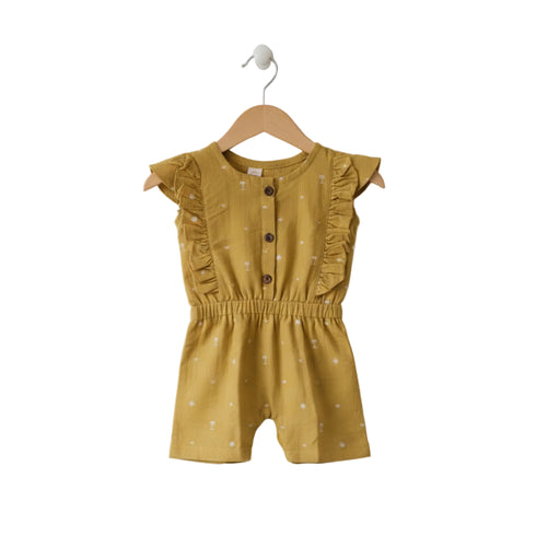 Baby Jumpsuit Printed Sandy Beige