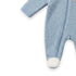 Blue Fur Baby Zipper Romper For Winter