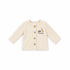 Cotton Beige Baby Suit Bodysuit Shirt Trouser Cap Safari 0-9M