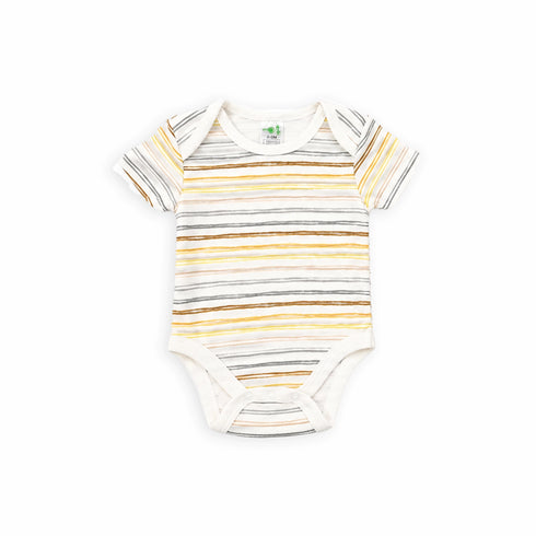 Cotton Beige Baby Suit Bodysuit Shirt Trouser Cap Safari 0-9M