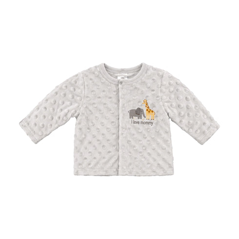 Fleece Baby Suit Bodysuit Shirt Trouser Cap Safari 0-9M
