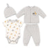 Fleece Baby Suit Bodysuit Shirt Trouser Cap Safari 0-9M