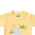 Basics 2Pc Boys Suit Beige Green Little Elephant