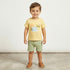 Basics 2Pc Boys Suit Beige Green Little Elephant