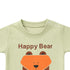 Basics 2Pc Boys Suit Green Grey Happy Bear