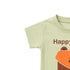 Basics 2Pc Boys Suit Green Grey Happy Bear