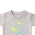 Basics 2Pc Boys Suit Grey Navy Dino
